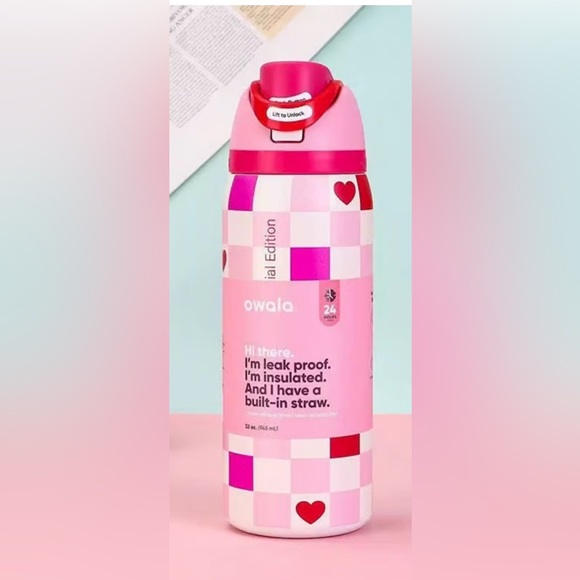 owala Other - Owala Pink Heart 32oz water bottle